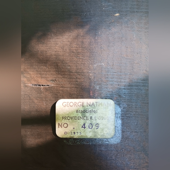 Vintage 1973 George Nathan Pool Room Sign Providence RI - Picture 5 of 8